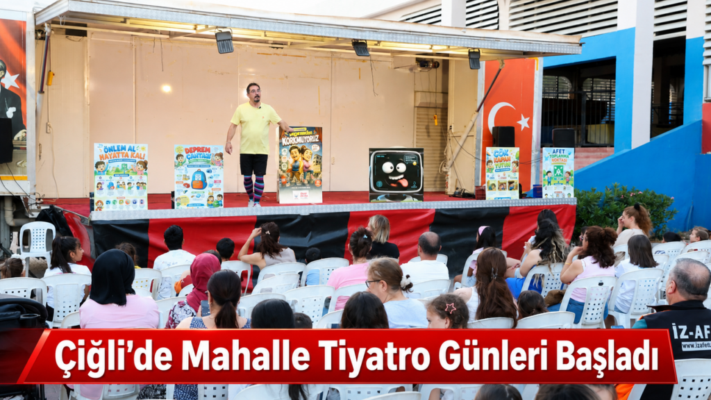 Çiğli'de Çocuklar İçin Sanat Dolu Bir Yaz: Mahalle Tiyatro Günleri Başladı